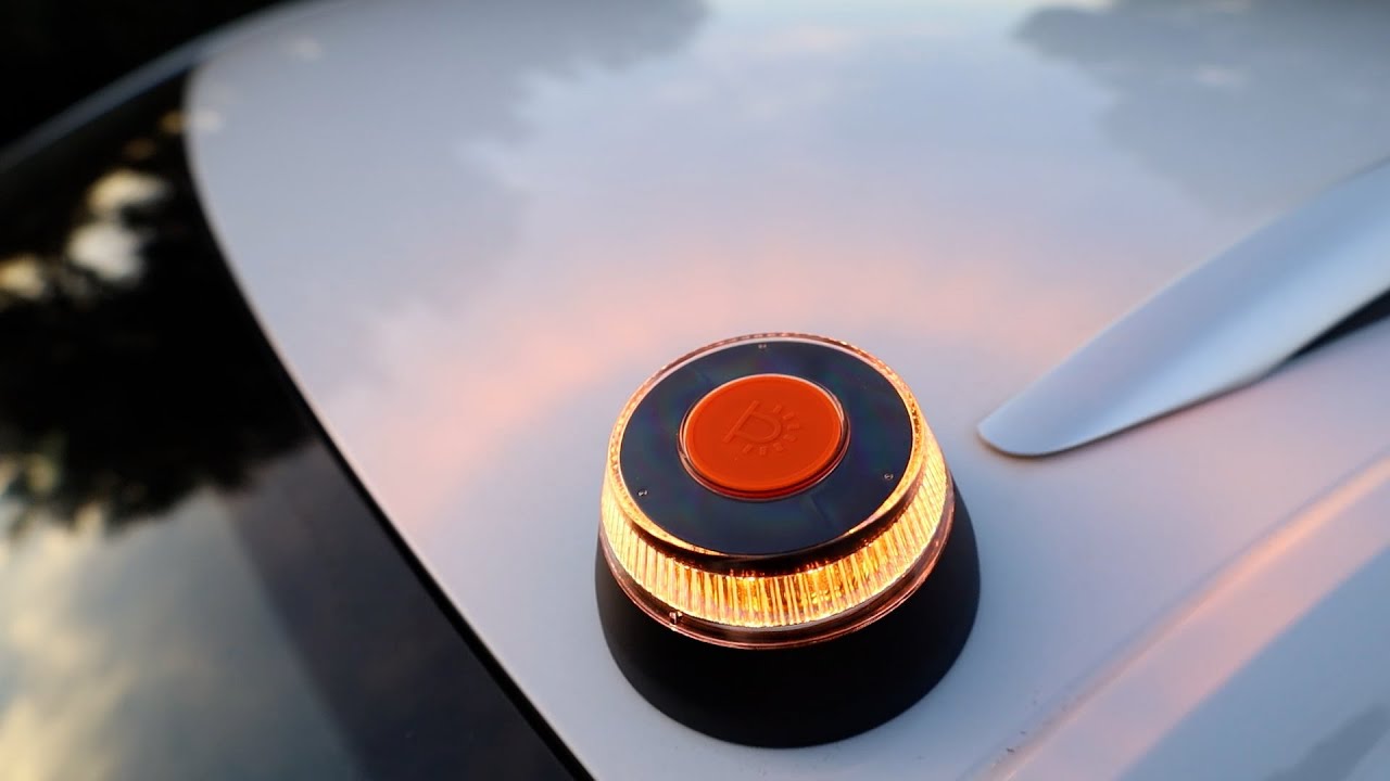 Goodyear V16 Lumière D’Urgence LED Homologuée DGT - Balise Magnétique Voiture Moto 360°