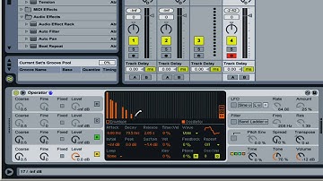 additive synthesis with Ableton Operator