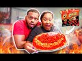 HOW TO MAKE FLAMIN' HOT CHEETO PIZZA!