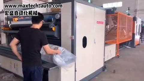 2020 fully Automatic Mattress packing machine compression roll packing production line