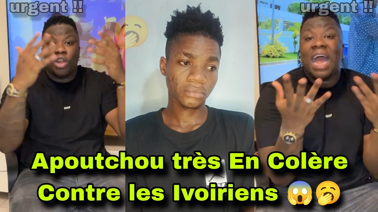 🥱 Apoutchou En Colère Clash Les Ivoiriens 😱 Qui Regardent Pas Ses Clips😂🥱(By Richko Bob)
