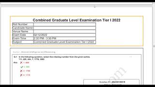 SSC CGL 2 DECEMBER 2022 3 SHIFT REASONING SOLUTION IMPORTANT 2023 SSC CGL