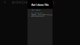 Track a Location using the Python 💯 #python #viral #viralshort #pythonforbeginners #coding #reels