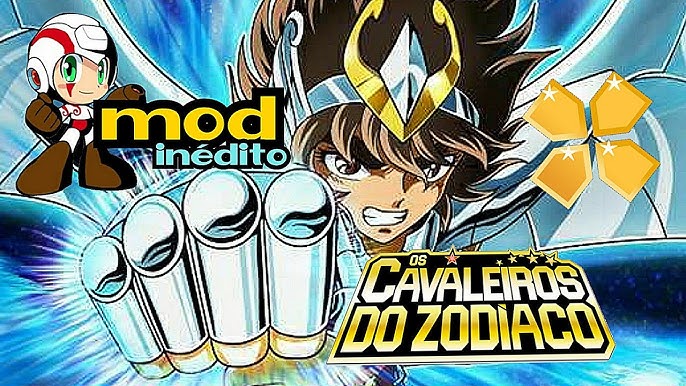 INCRÍVEL CAVALEIROS DO ZODÍACO DUBLADO no CELULAR - Gameplay de Cavaleiros  do Zodíaco no Aether sx2 