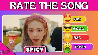 RATE THE KPOP SONG 😍🤐🤮 Tier List Most Popular Kpop Songs | KPOP GAME