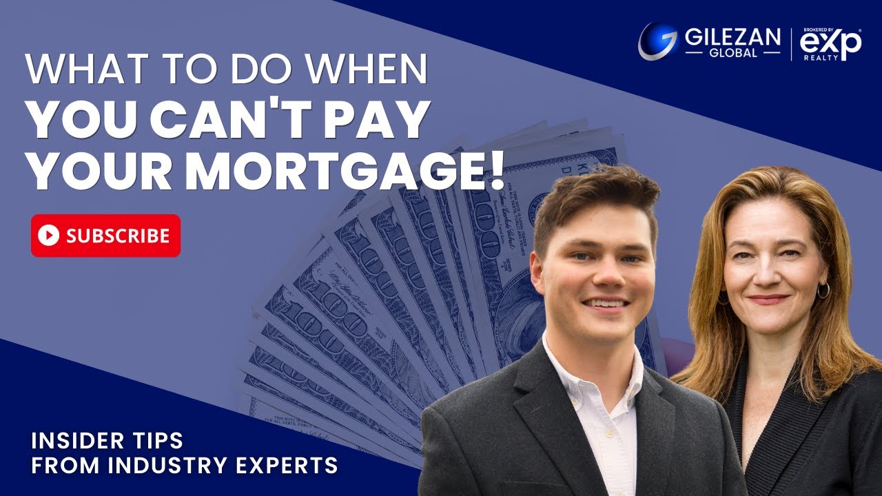 What To Do When YOU CANT PAY YOUR MORTGAGE!