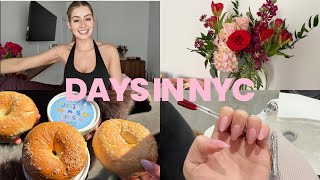 days in nyc! pack with me, curing an illness and working out