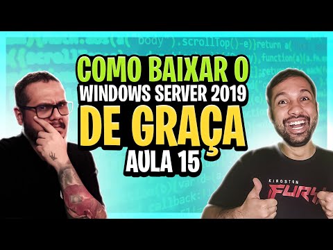 Como baixar o Windows Server 2019 de graça e criar um Pen drive de Instalação - Aula 15