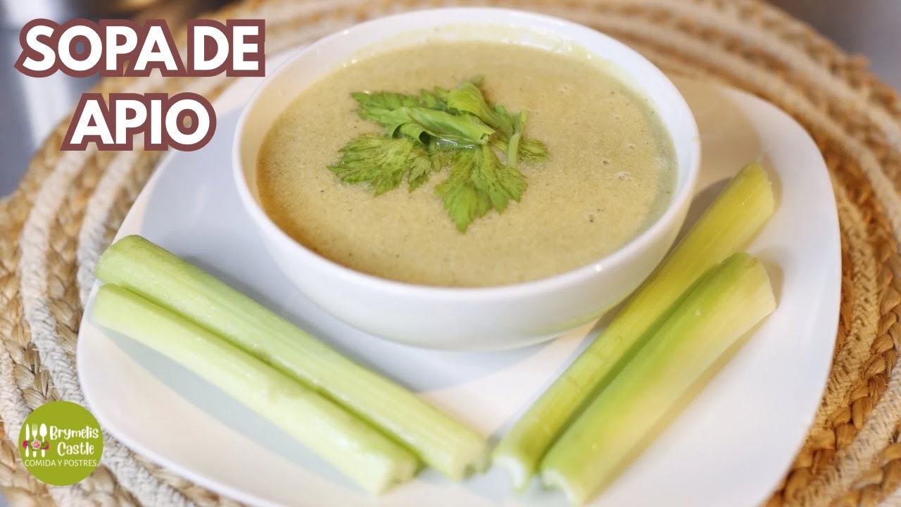 La sopa de apio más fácil y deliciosa que probarás