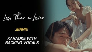 JENNIE - LESS THAN A LOVER - KARAOKE WITH BACKING VOCALS