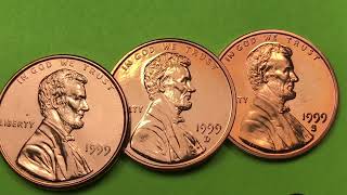 1999 US Penny - $100 Minimum For Close AM - DC Minutes United States One Cent Coins