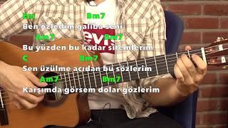 Em7 Bm7 Am7 Akorlarını Öğreniyoruz - Özledim Nasıl Çalınır?