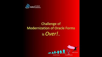 Modernization of Oracle Forms