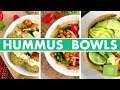 Vegan Hummus Buddha Bowls! Healthy Lunch Recipes - Mind Over Munch