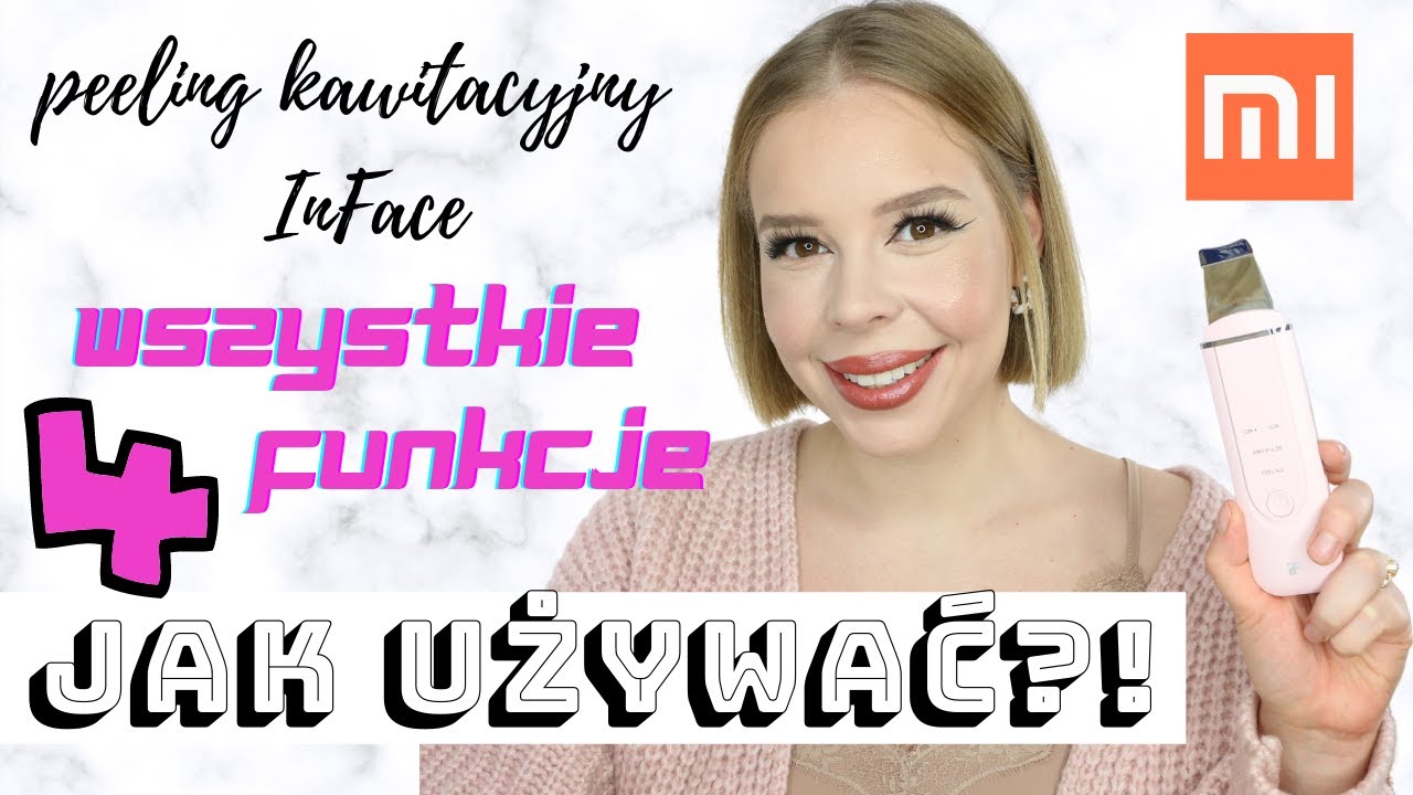 WSZYSTKIE 4 FUNKCJE URZĄDZENIA DO PEELINGU KAWITACYJNEGO INFACE 🌸 JAK UŻYWAĆ?