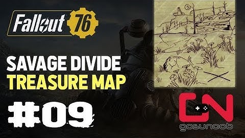 Fallout 76 - Savage Divide Treasure Map #09 Location