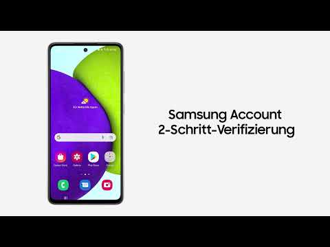 Galaxy Smartphone: Samsung Account 2-Schritt-Verifizierung