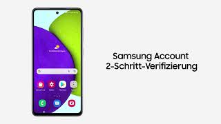 Galaxy Smartphone: Samsung Account 2-Schritt-Verifizierung