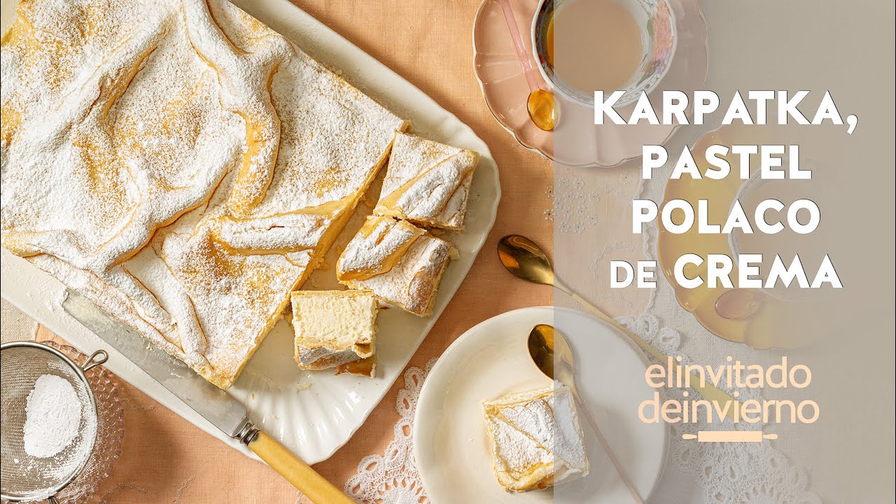 Karpatka, delicioso pastel polaco de crema