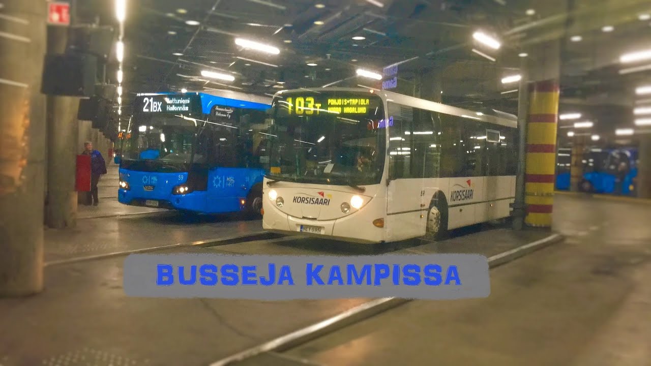 Busseja Kampissa 17.10.2016