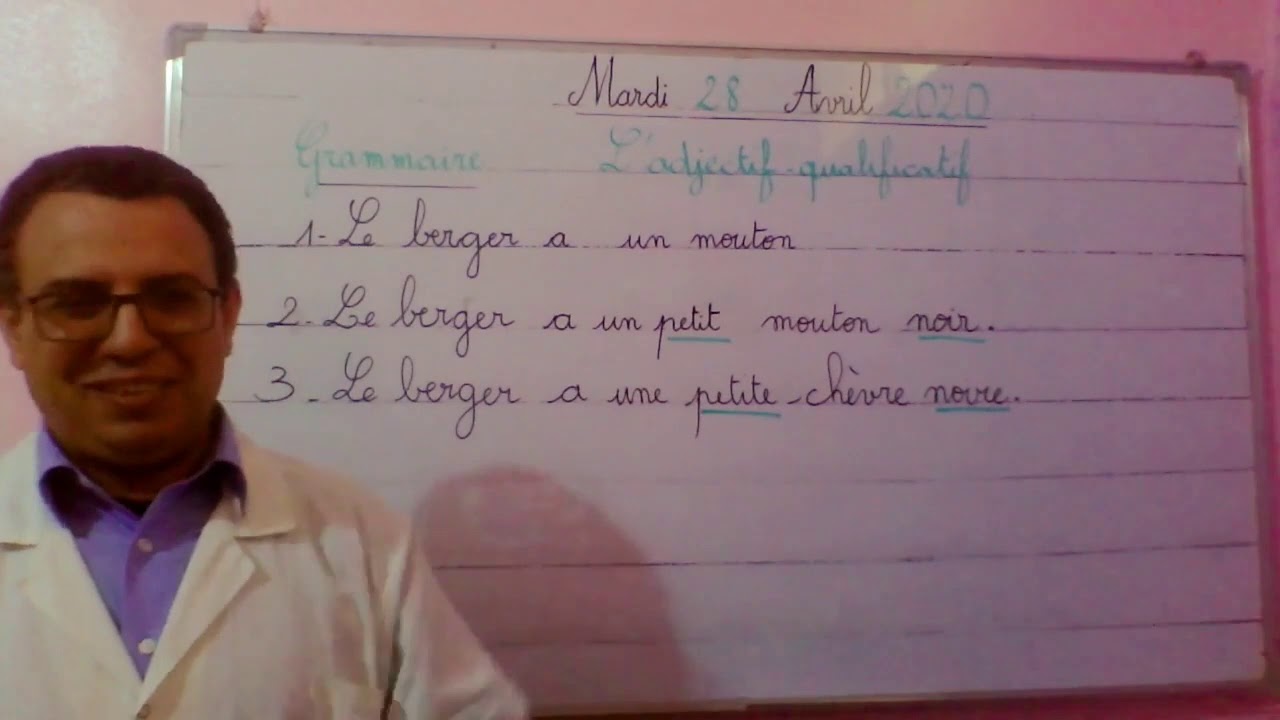 Grammaire: l adjectif qualificatif 1 - YouTube