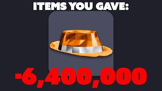 I Traded my Orange Sparkle Time Fedora