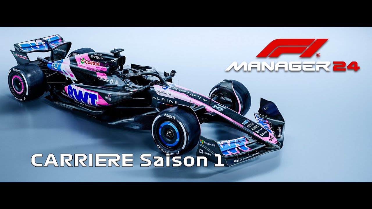 F1 Manager 2024 - Let'sPlay #2 - 1ere course encourageante - YouTube