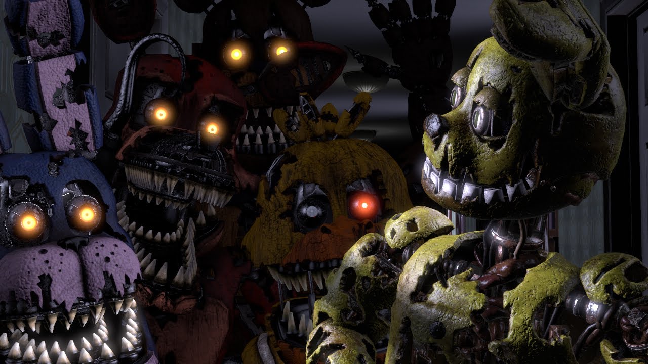 [SFM] [FNAF] Springtraps “Short” Hallway Walk - YouTube