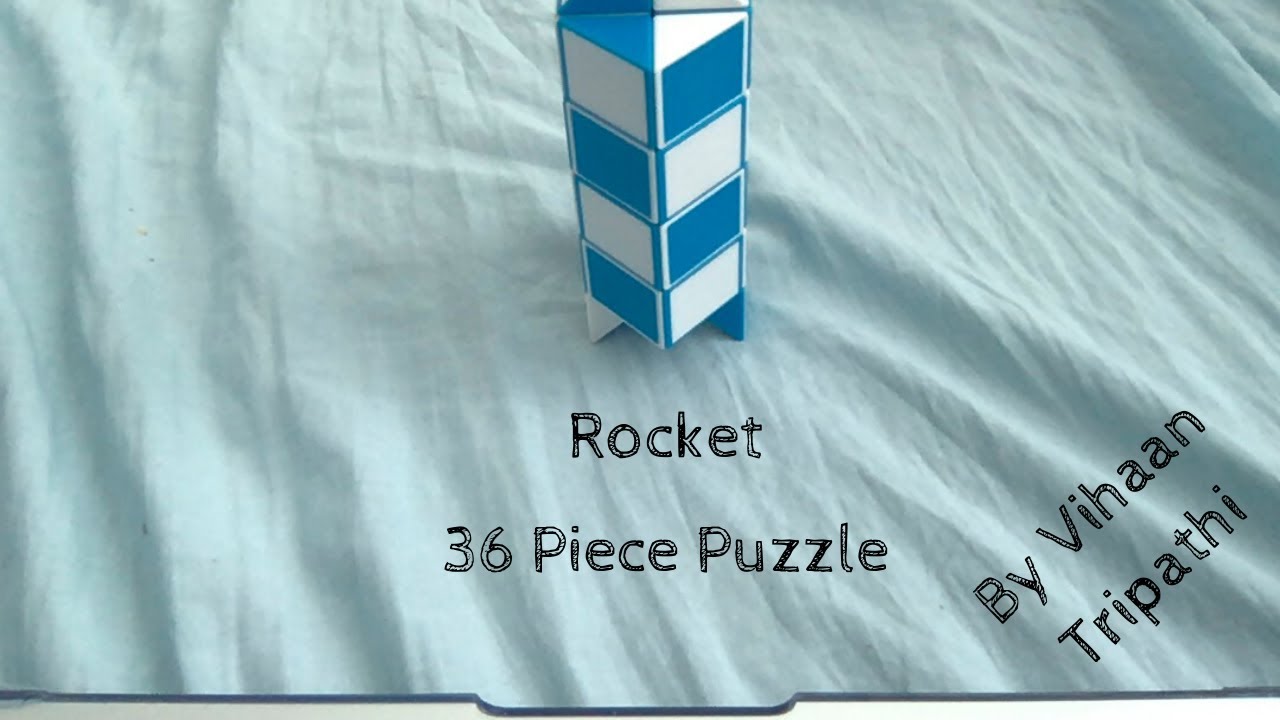 Rubix Ruler Rubik's Twist or Magic Ruler 36: Rocket - YouTube