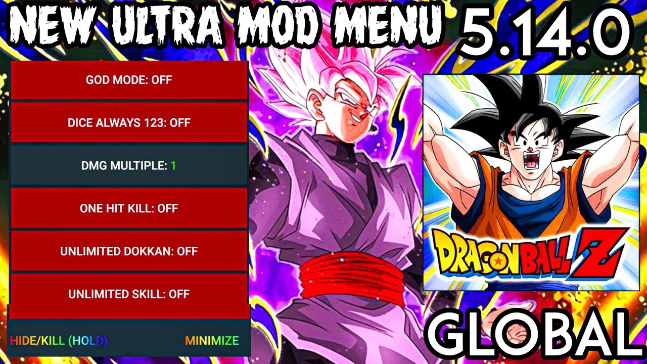 DRAGON BALL Z DOKKAN BATTLE v5.0.0 MOD APK (God Mode/Dice Always)