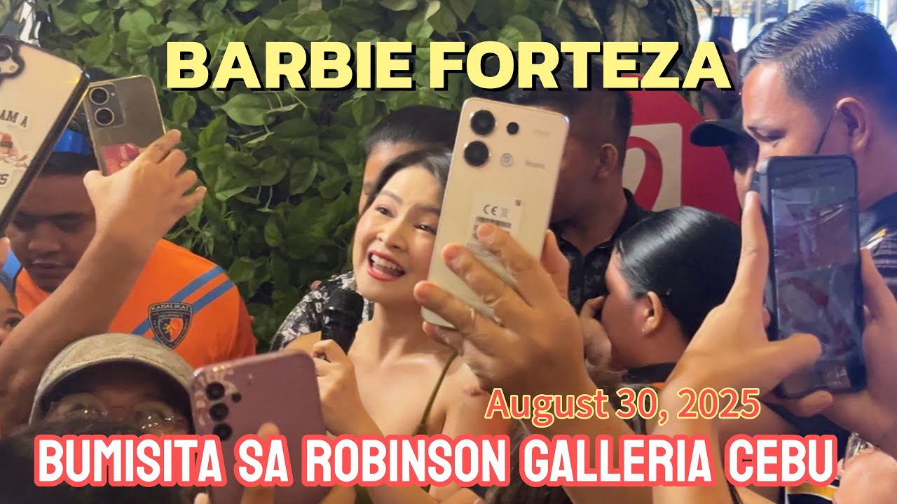 BARBIE FORTEZA AT CAST NANG BEAUTY EMPIRE, BUMISITA SA ROBINSON GALLERIA CEBU #barbieforteza #vlog