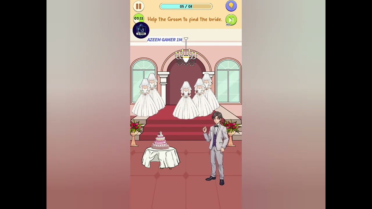 Frustrating Puzzle Game Level 42 |Help The Groom To Find The Bride.| Walkthrough Solution