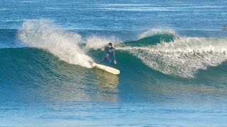 Clean Morning Waves And Alternative Boards At Cardiff Reef