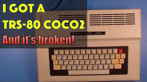 TRS-80 Color Computer 2 - Keyboard Repair Methods