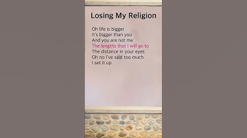 Thumbnail of Losing My Religion | R. E. M.