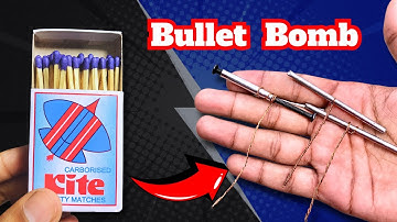 How to make diwali bullet b*mb using matchsticks | bolt cracker