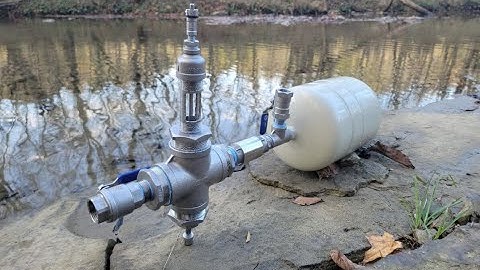 What is a hydraulic ram pump