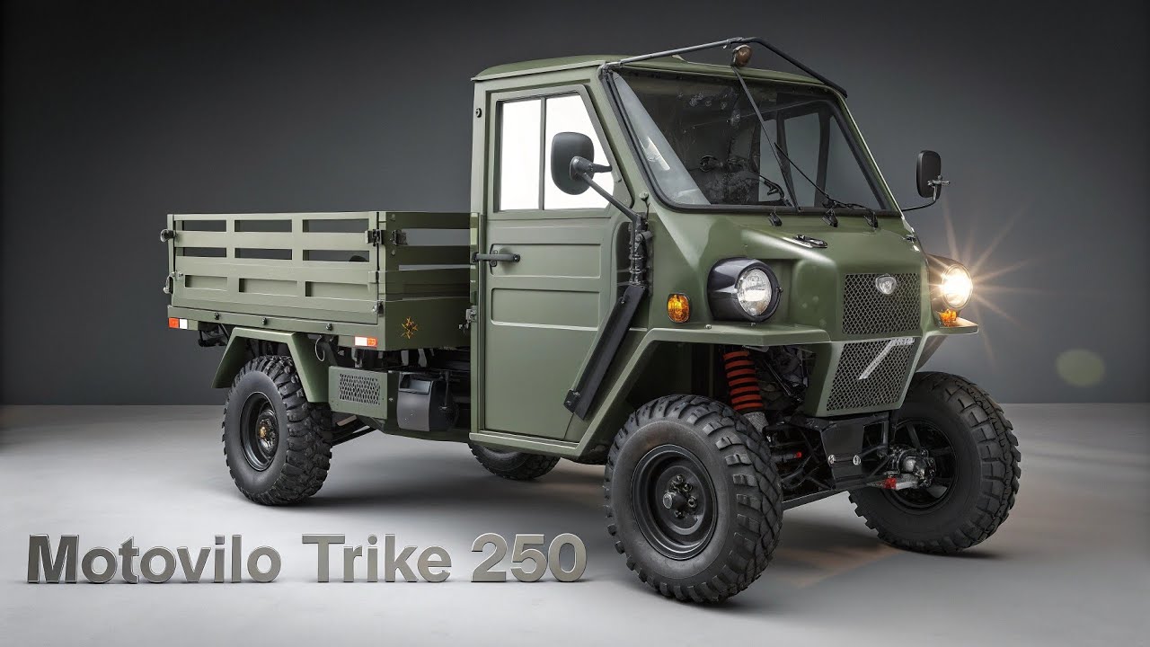 Этот российский ТРИЦИКЛ уничтожает фургоны! 😱 Motovilo Trike 250 — идеален для доставок!