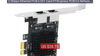 2.5Gbps Ethernet PCIE3.0X1 Card PCIExpress PCIE3.0 Networking Card ... — Top Rated 2026 | Buy Now!