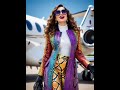 🐍 RAINBOW PYTHON FASHION: TRAVELING IN LUXURY ✈️ | AI Fashion &amp; Style #aimovie