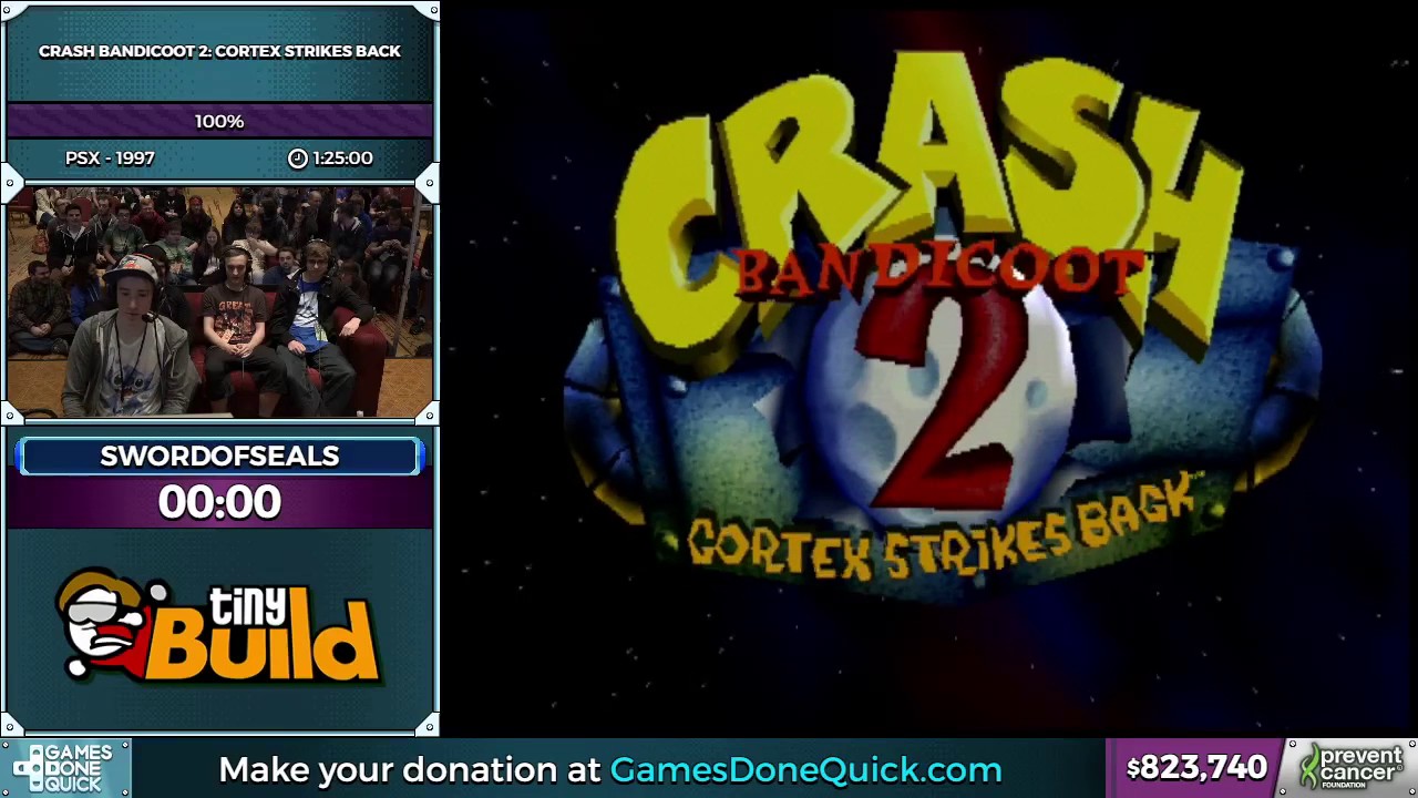 Crash Bandicoot 2 by swordofseals in 1:20:57 - Awesome Games Done