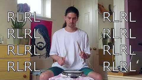 Single Stroke Roll 120-210bpm BLAST BEAT BUILDER 1/3 [drum play along practice pad routine exercise]