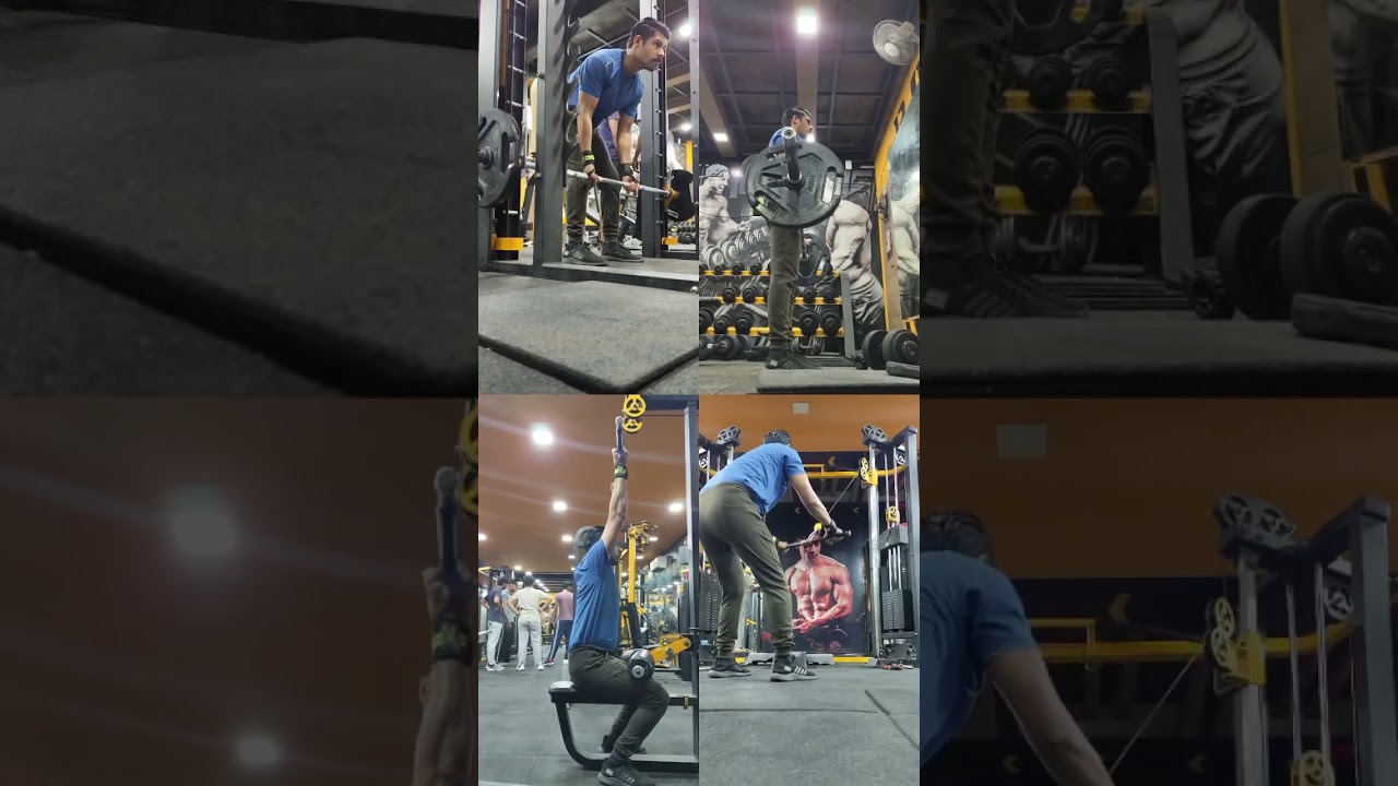 Attendance 86/365 Day's In Gym 🏥💊 Back Muscle Workout 🤏 Intense Workout 🫂