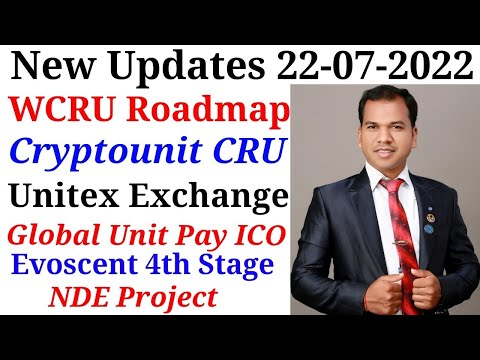 WCRU Updates | CRU | Unitex Exchange | NDE | Global Unit Pay Card | Evoscent