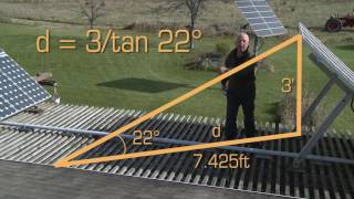 Solar Inter Row Spacing