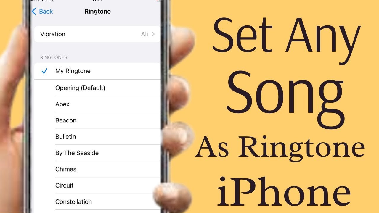 How to Set Any Song As An iPhone Ringtone iOS 16 2022 YouTube