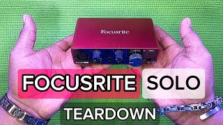 what’s inside the Focusrite Scarlett Solo 3rd Generation #Focusrite #solo #Teardown #AudioInterface