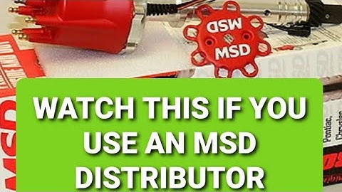 MSD Ignition Pro-Billet Distributor for Chevy V8 [Red Cap]  496 BBC Cold Start