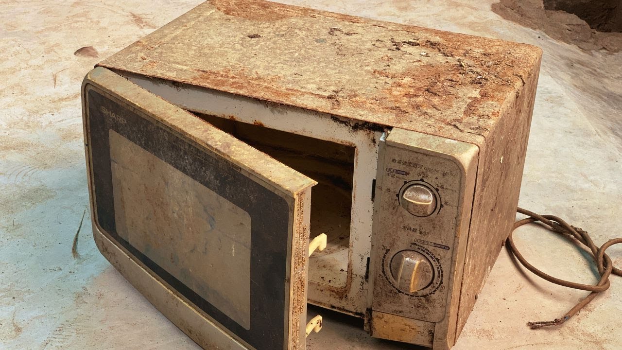 Restoration Old Abandoned Microwaves // Restore Rusty Old Super Electric Oven Cooker