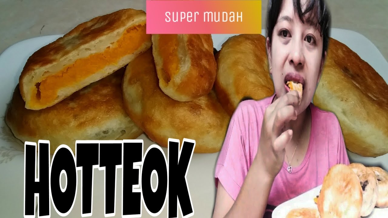 Cara membuat HOTTEOK bahan lokal korean sweet pancake